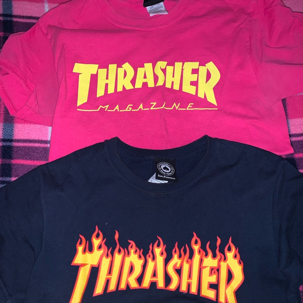 2 thrasher shirts